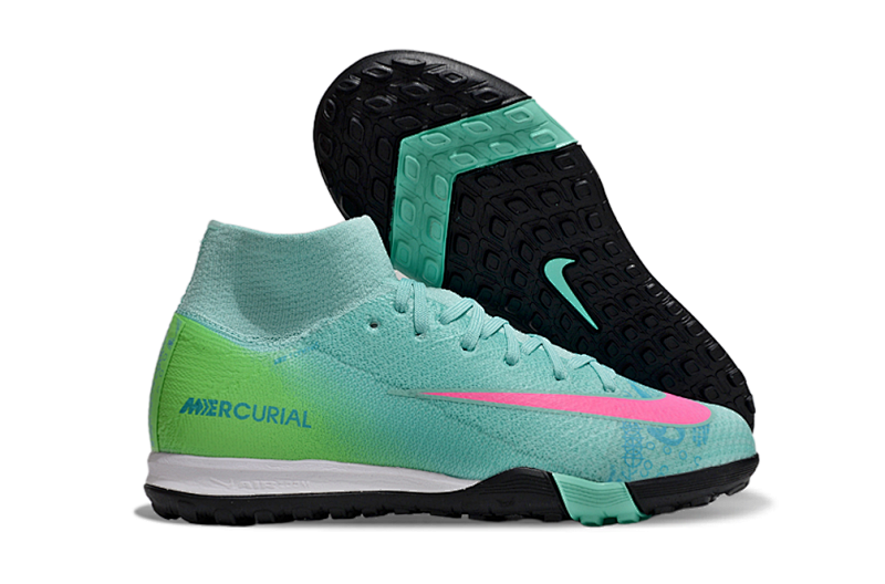 （到货27-35）耐克刺客16代全气垫防水针织碎钉足球鞋Nike Air Zoom Mercurial Vapor XV Elite TF 27-35