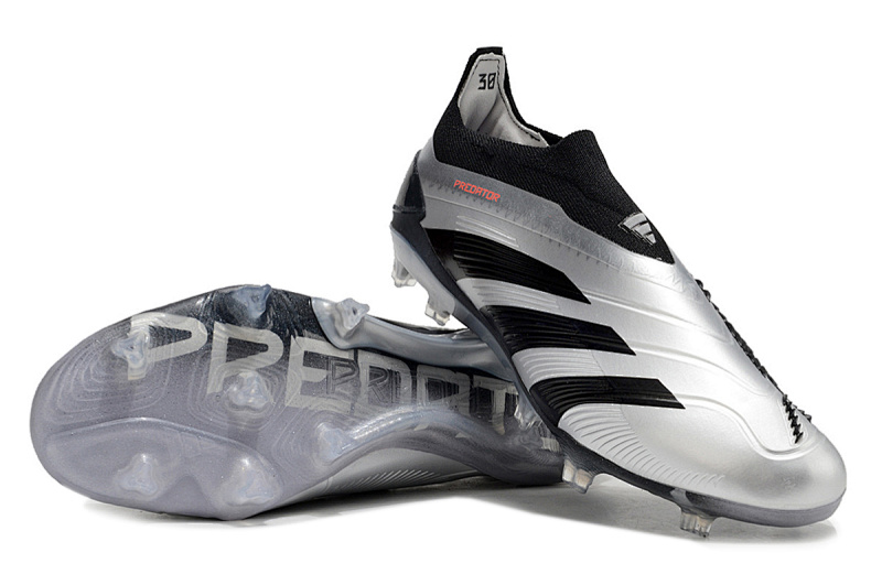 （到货39-45）阿迪达斯猎鹰精华全针织无鞋带高帮FG足球鞋PREDATOR ACCURACY+ FG BOOTS39-45