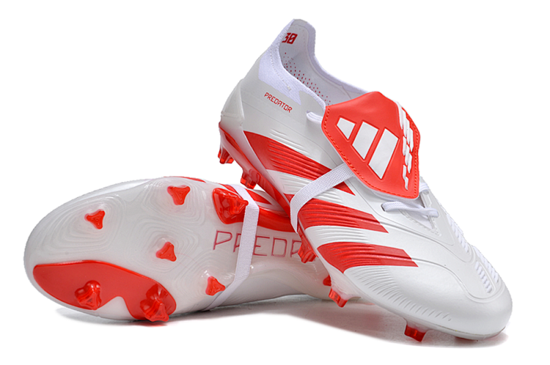 （到货39-45）阿迪达斯猎鹰精华全针织有鞋带高帮FG足球鞋PREDATOR ACCURACY+ FG BOOTS39-45