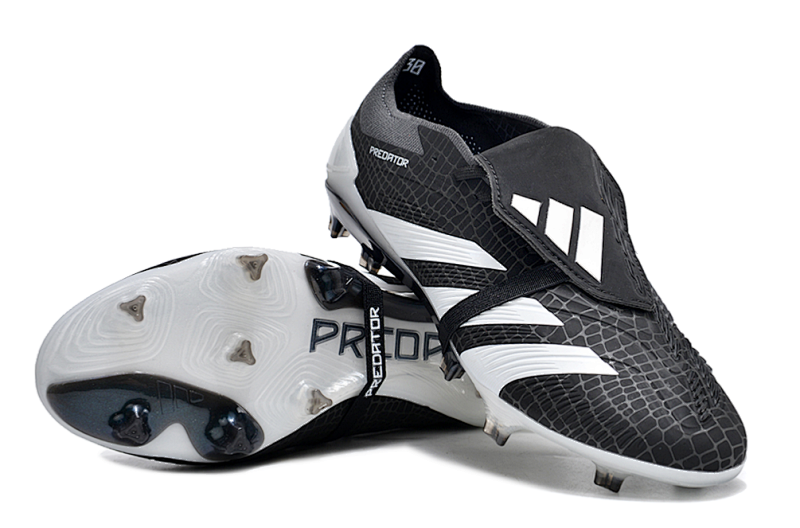 （到货39-45）阿迪达斯猎鹰精华全针织有鞋带高帮FG足球鞋PREDATOR ACCURACY+ FG BOOTS39-45