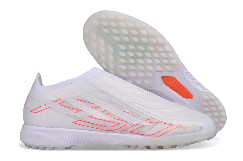(到货36-45）阿迪达斯F50无鞋带全针织防水TF足球鞋adidas F50 Elite Laceless TF 36-45