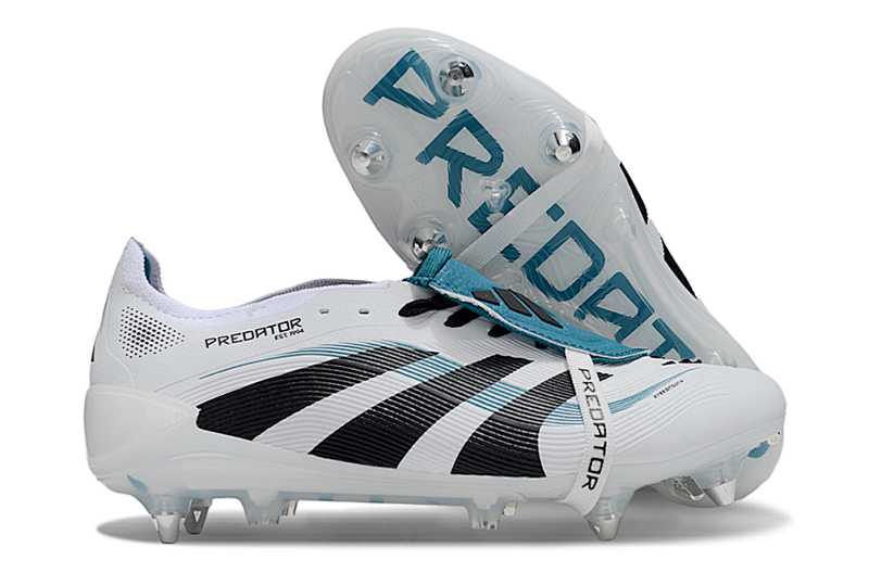 （到货39-45）阿迪达斯猎鹰25代全针织有鞋带FG足球鞋PREDATOR ACCURACY+ SG BOOTS 39-45
