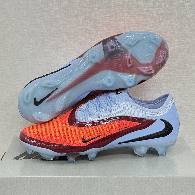 （到货36-46）耐克低帮幻影GX III双层防水鱼丝全针织FG足球鞋Nike Phantom 6 GX III Elite FG39-46