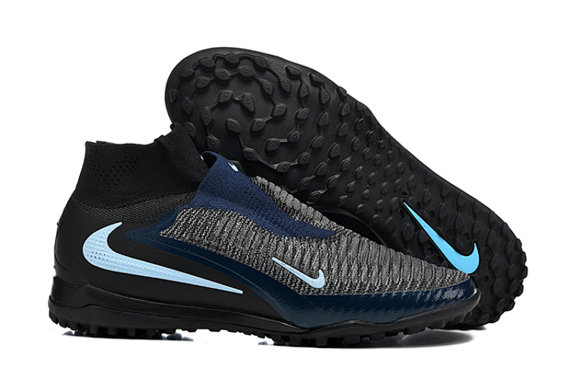 （到货39-45）耐克高帮幻影GX III白金色双层防水鱼丝全针织TF足球鞋Nike Phantom GX III Elite TF39-45