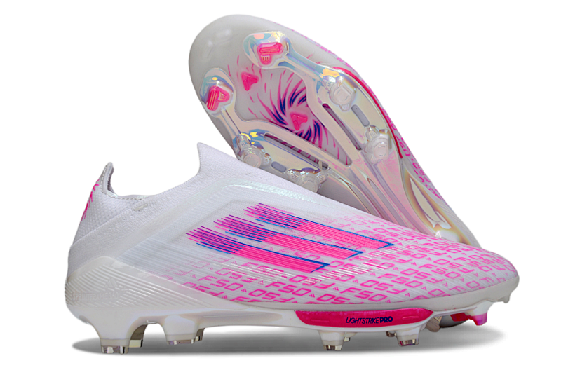 （到货39-45）阿迪达斯F50+系列全针织防水无鞋带FG足球鞋Adidas F50+ FG 39-45