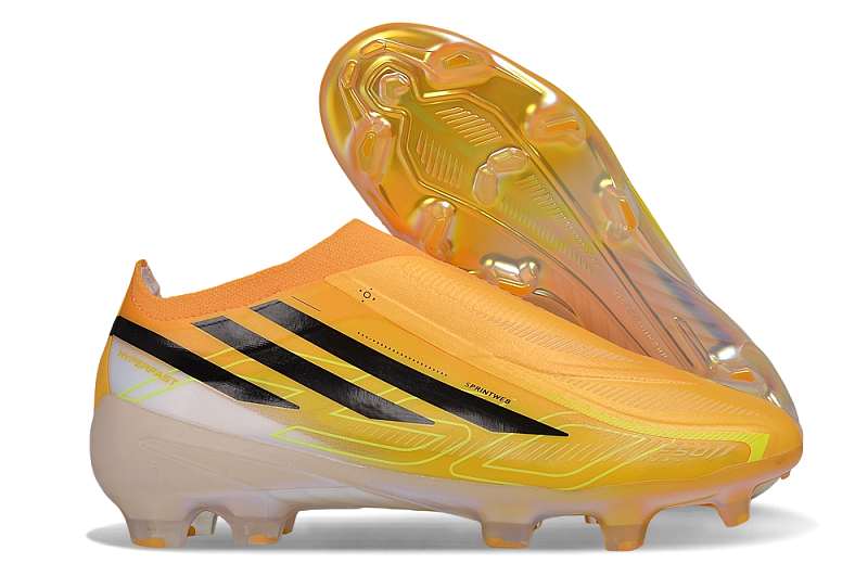 (到货36-45）阿迪达斯F50无鞋带全针织防水TF足球鞋adidas F50 Elite Laceless TF 36-45