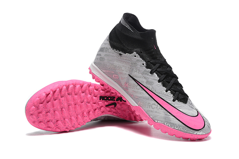 （到货）耐克刺客十五代高帮全针织防水MD加气垫草钉足球鞋Nike Superfly 8 Academy TF39-45