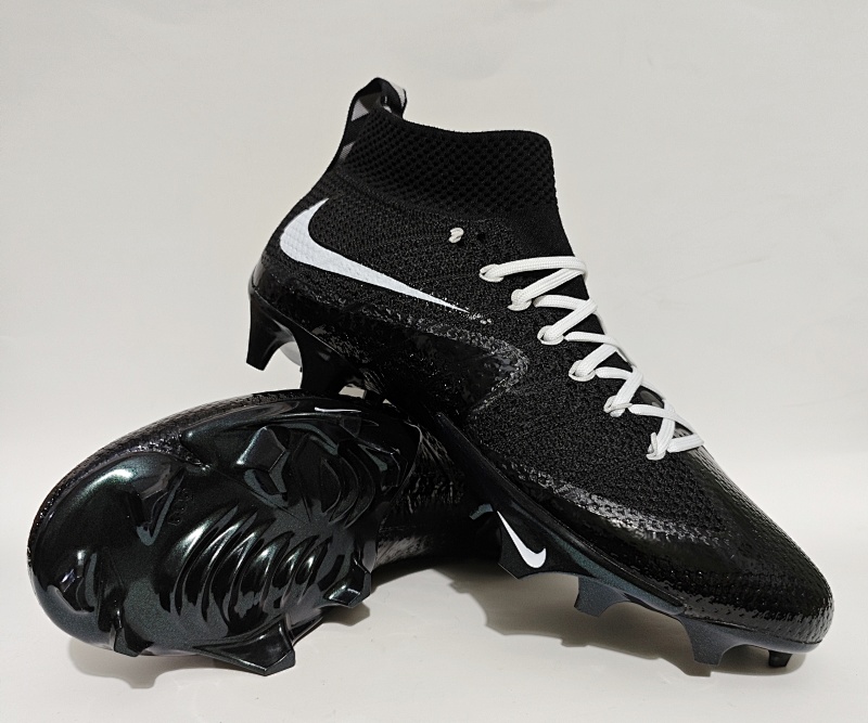 （到货39-46）耐克全新全针织减震防滑耐磨橄榄球鞋黑白色 NIKE Vapor Edge 360 39-46