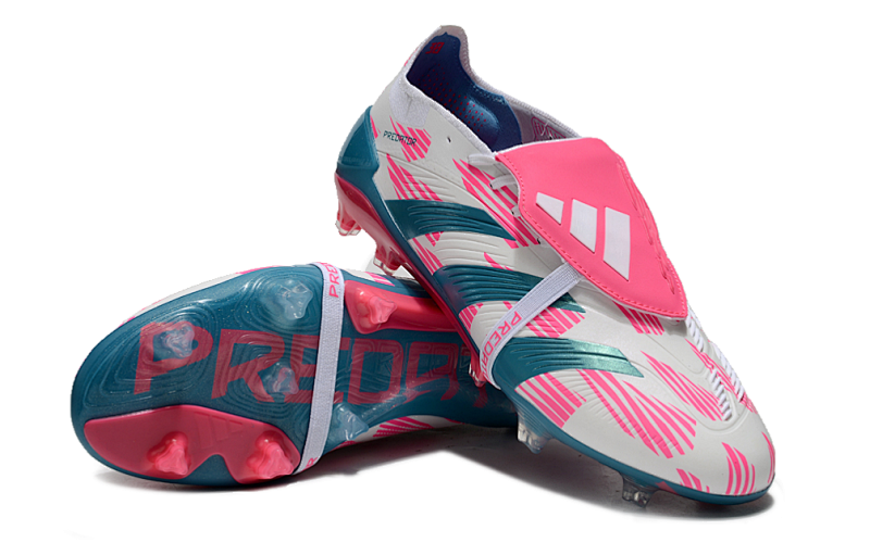 （到货36-45）阿迪达斯猎鹰24代全针织有鞋带高帮FG足球鞋PREDATOR ACCURACY+ FG BOOTS 36-45