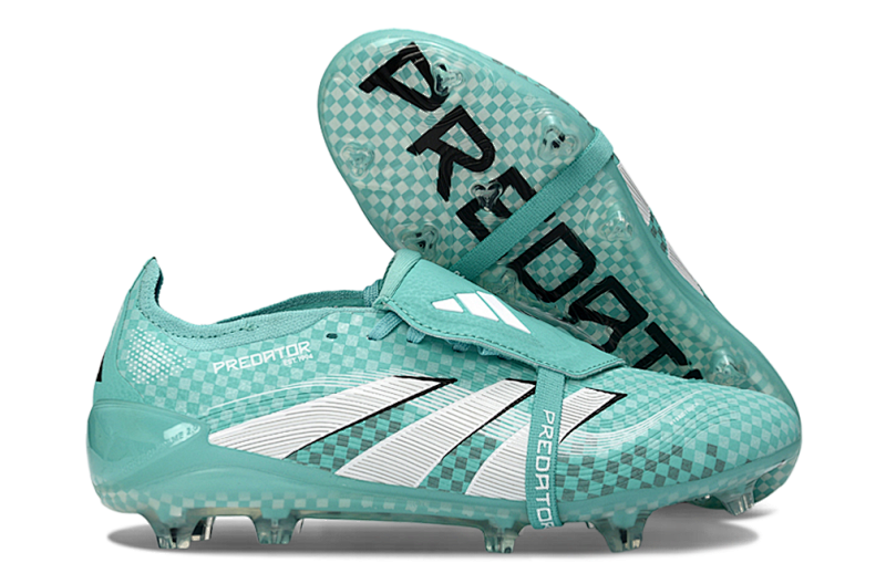 （到货36-45）阿迪达斯猎鹰25代全针织翻盖FG足球鞋PREDATOR ACCURACY+ FG BOOTS 36-45