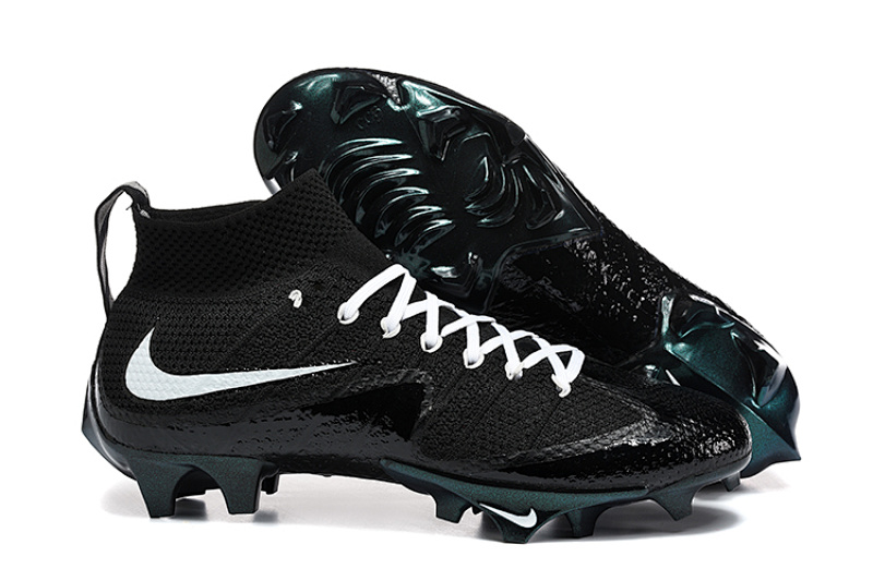 （到货39-45）耐克全新全针织减震防滑耐磨橄榄球鞋黑白色 NIKE Vapor Edge 360 39-46