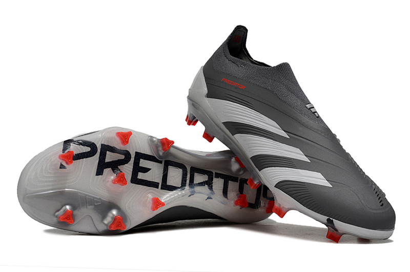 （到货39-45）阿迪达斯猎鹰精华全针织有鞋带高帮FG足球鞋PREDATOR ACCURACY+ FG BOOTS39-45