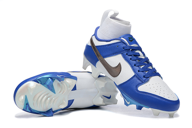 （到货）耐克全新全针织减震防滑耐磨橄榄球鞋白蓝色 NIKE VaPOr Ede Dunk Panda 40---45