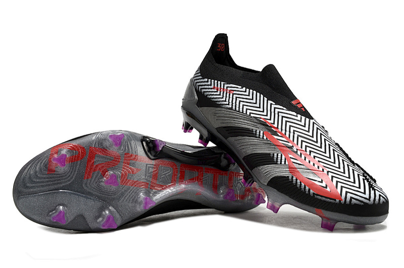 （到货39-45）阿迪达斯猎鹰精华全针织有鞋带高帮FG足球鞋PREDATOR ACCURACY+ FG BOOTS39-45