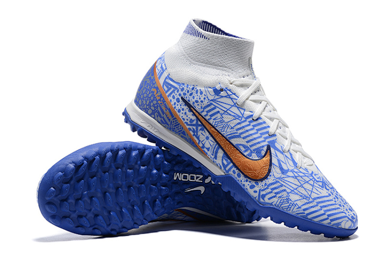 （到货））耐克刺客十五代高帮全针织防水MD加气垫草钉足球鞋Nike Superfly 8 Academy TF39-45