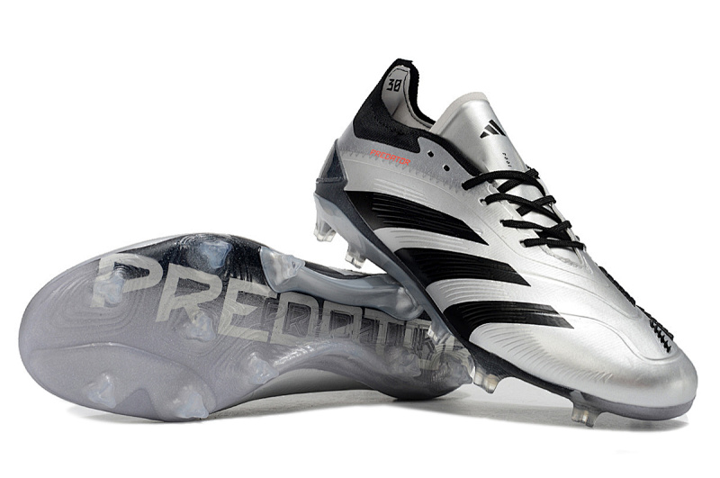 （到货39-45）阿迪达斯猎鹰精华全针织有鞋带高帮FG足球鞋PREDATOR ACCURACY+ FG BOOTS39-45