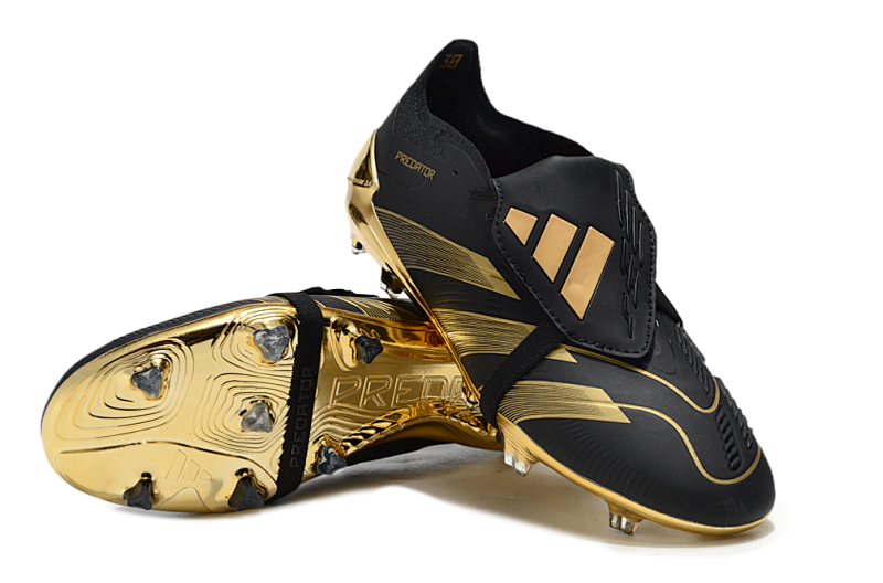 （到货36-45）阿迪达斯猎鹰24代全针织有鞋带高帮FG足球鞋PREDATOR ACCURACY+ FG BOOTS 36-45