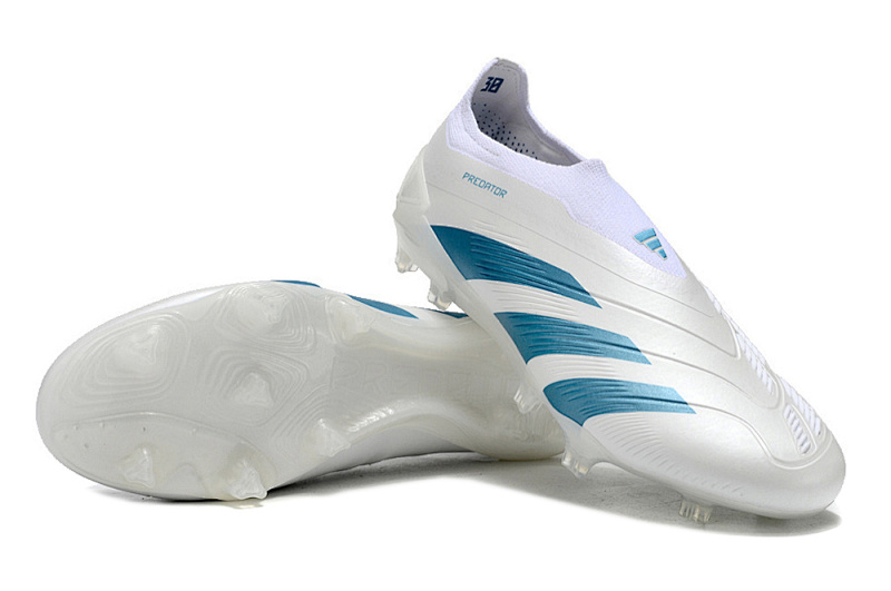 （到货39-45）阿迪达斯猎鹰精华全针织有鞋带高帮FG足球鞋PREDATOR ACCURACY+ FG BOOTS39-45