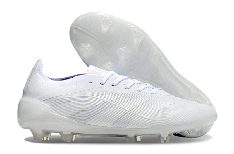 （到货36-45）阿迪达斯猎鹰25代全针织有鞋带FG足球鞋PREDATOR ACCURACY+ FG BOOTS 36-45