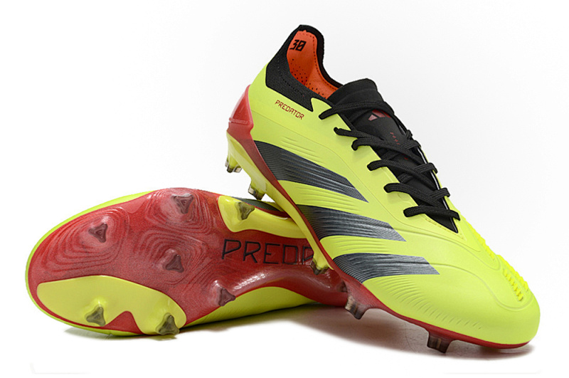 （到货39-45）阿迪达斯猎鹰精华全针织有鞋带高帮FG足球鞋PREDATOR ACCURACY+ FG BOOTS39-45