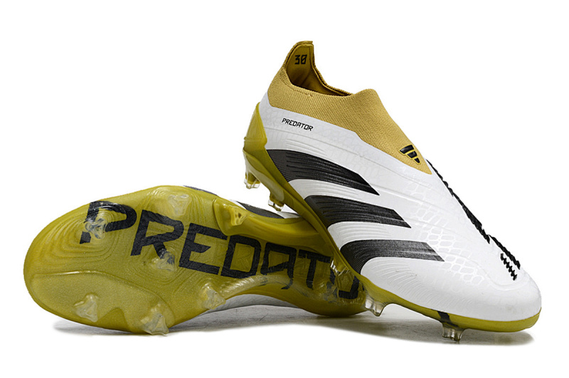 （到货39-45）阿迪达斯猎鹰精华全针织有鞋带高帮FG足球鞋PREDATOR ACCURACY+ FG BOOTS39-45