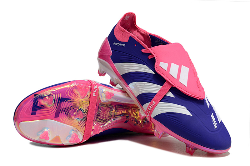 （到货36-45）阿迪达斯猎鹰24代全针织有鞋带高帮FG足球鞋PREDATOR ACCURACY+ FG BOOTS 36-45