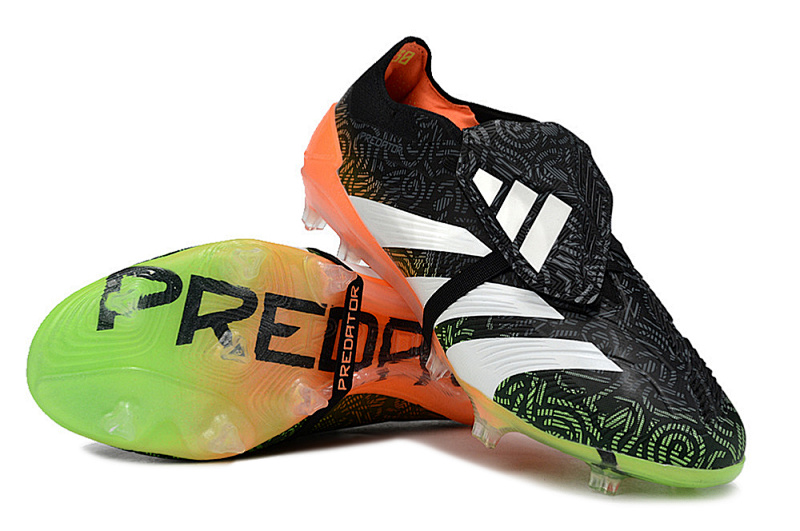 （到货36-45）阿迪达斯猎鹰24全针织有鞋带高帮FG足球鞋PREDATOR ACCURACY FG BOOTS39-45