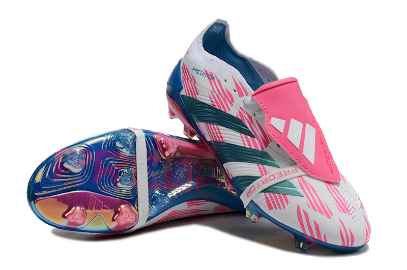（到货 36-45）阿迪达斯猎鹰24代全针织有鞋带高帮FG足球鞋PREDATOR ACCURACY+ FG BOOTS 36-45