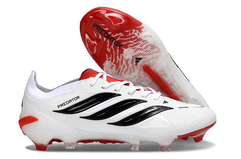 （到货36-45）阿迪达斯猎鹰26全针织有鞋带高帮FG足球鞋PREDATOR ACCURACY FG BOOTS 39-45