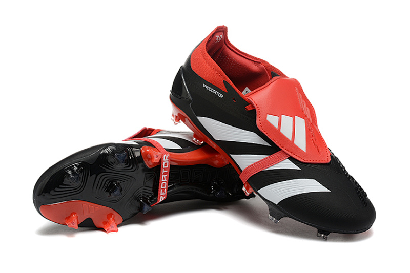 （到货39-45）阿迪达斯猎鹰24全针织有鞋带高帮FG足球鞋PREDATOR ACCURACY FG BOOTS39-45