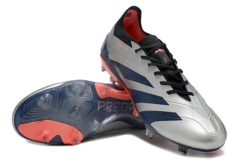 （到货39-45）阿迪达斯猎鹰24全针织无鞋带高帮FG足球鞋PREDATOR ACCURACY+ FG BOOTS39-45