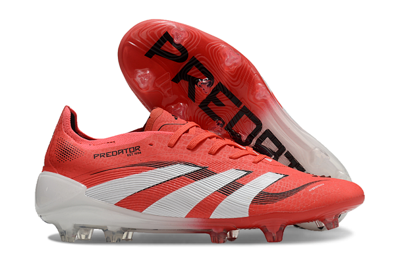 （到货36-45）阿迪达斯猎鹰25代全针织有鞋带FG足球鞋PREDATOR ACCURACY+ FG BOOTS 36-45