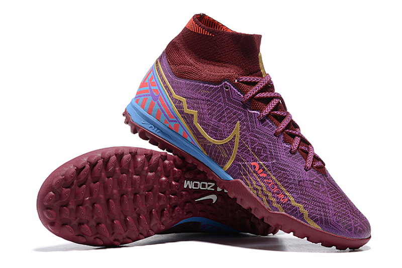 （到货）耐克刺客十五代高帮全针织防水MD加气垫草钉足球鞋Nike Superfly 8 Academy TF39-45