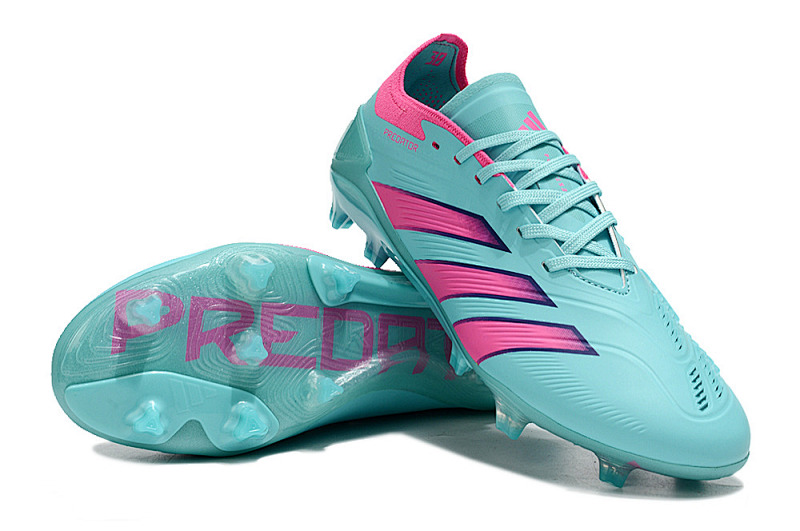 （到货39-45）阿迪达斯猎鹰精华全针织有鞋带高帮FG足球鞋PREDATOR ACCURACY+ FG BOOTS39-45