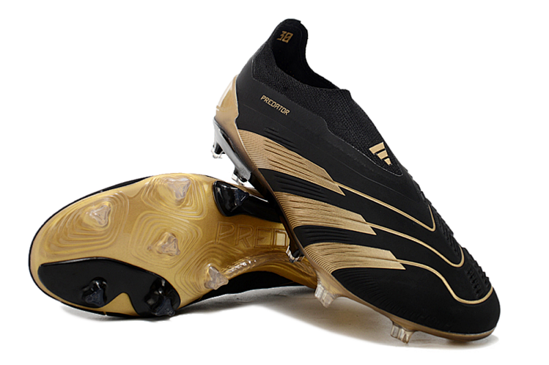 （到货39-45）阿迪达斯猎鹰24全针织无鞋带高帮FG足球鞋PREDATOR ACCURACY+ FG BOOTS39-45