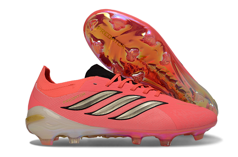 （到货36-45）阿迪达斯猎鹰26全针织有鞋带高帮FG足球鞋PREDATOR ACCURACY FG BOOTS 39-45