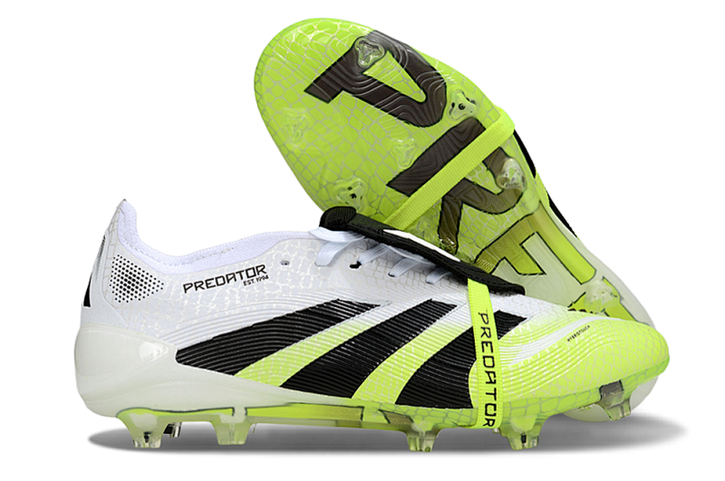 （到货36-45）阿迪达斯猎鹰25代全针织翻盖FG足球鞋PREDATOR ACCURACY+ FG BOOTS 36-45
