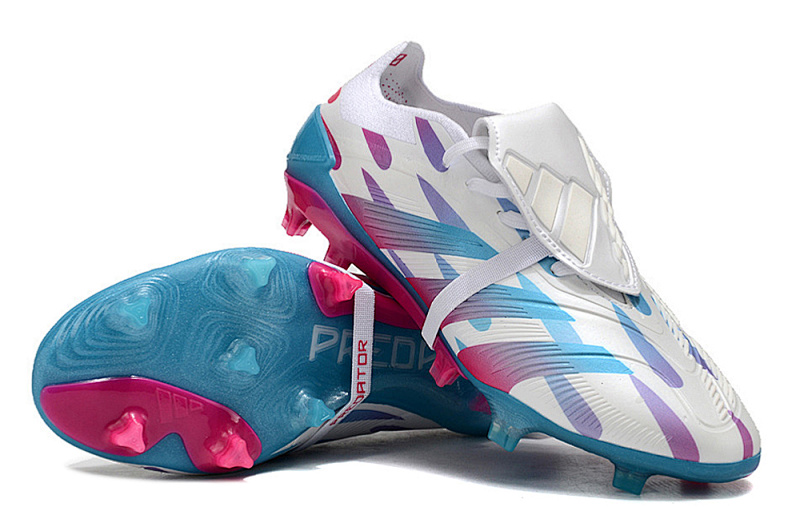 （到货36-45）阿迪达斯猎鹰24全针织有鞋带高帮FG足球鞋PREDATOR ACCURACY FG BOOTS39-45