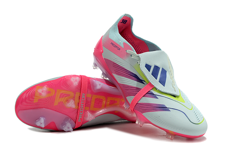 （到货39-45）阿迪达斯猎鹰精华全针织有鞋带高帮FG足球鞋PREDATOR ACCURACY+ FG BOOTS39-45