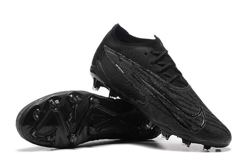 （到货）耐克低帮幻影GX全黑色双层防水鱼丝全针织FG足球鞋Nike Phantom GX Elite FG 39-45