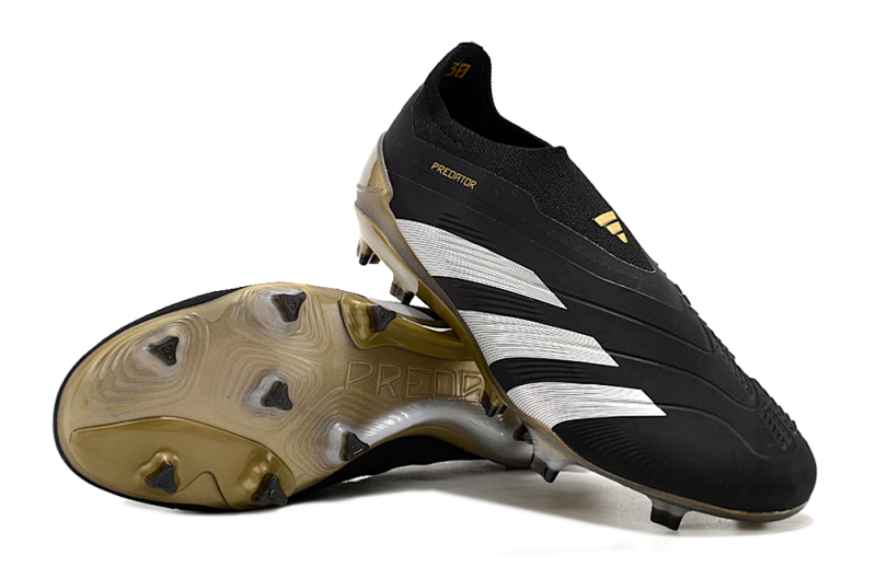 （到货39-45）阿迪达斯猎鹰精华全针织有鞋带高帮FG足球鞋PREDATOR ACCURACY+ FG BOOTS39-45