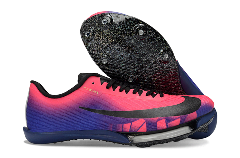 （到货36-44）耐克巴黎新款针织气垫蔷薇紫男女短跑钉鞋Nike Air Zoom Maxfly二代 36-44