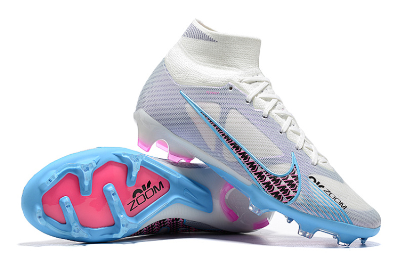 （到货）耐克刺客十五代高帮Lucent Pack套装内置全气垫防水针织FG足球鞋Nike Air Zoom Mercurial Superfly IX Elite FG39-45