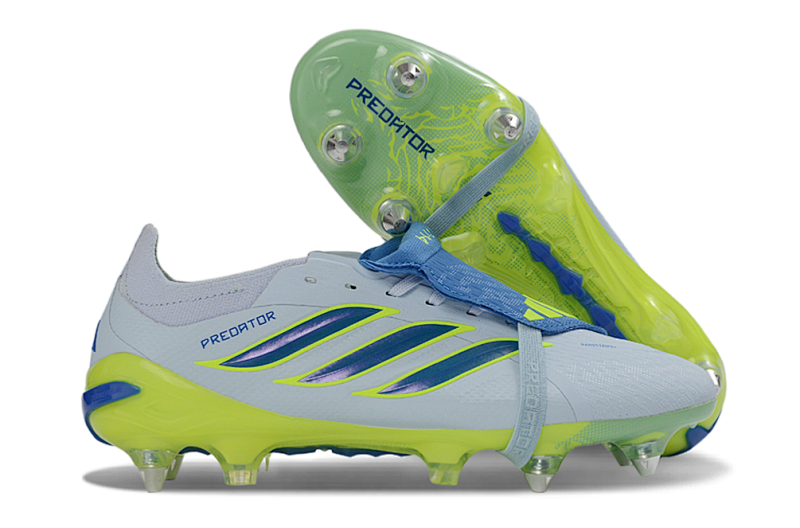 （到货39-45）阿迪达斯猎鹰26全针织有鞋带高帮FG足球鞋PREDATOR ACCURACY FG BOOTS 39-45