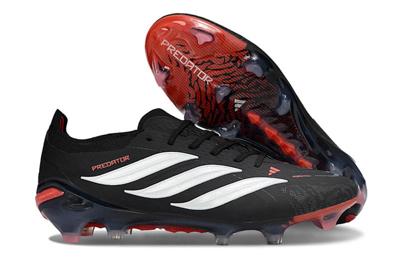 （到货36-45）阿迪达斯猎鹰26全针织有鞋带高帮FG足球鞋PREDATOR ACCURACY FG BOOTS 39-45