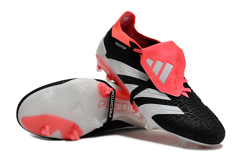 （到货39-45）阿迪达斯猎鹰24全针织有鞋带高帮FG足球鞋PREDATOR ACCURACY FG BOOTS39-45