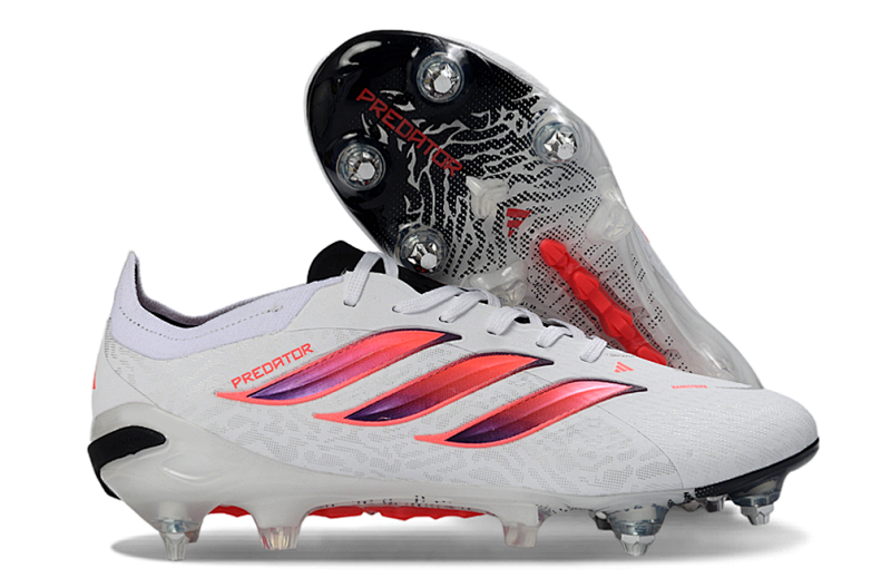 （到货39-45）阿迪达斯猎鹰26代针织反舌 滴塑鞋面 SG足球鞋Adidas 26 Predator Elite Tongue SG SIZE：39-45