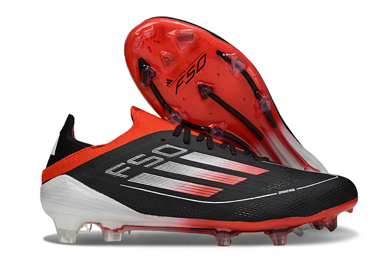 （到货39-45）F50 FG 39-45 有鞋带黑/红