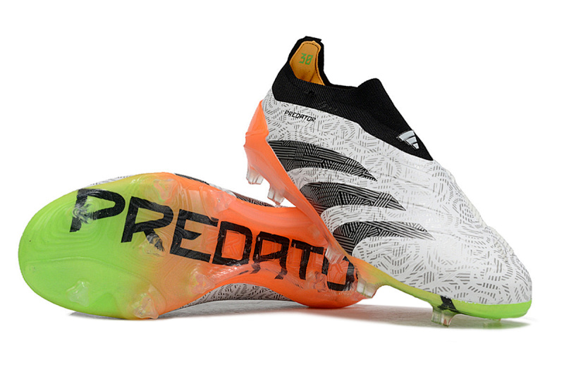 （到货39-45）阿迪达斯猎鹰精华全针织有鞋带高帮FG足球鞋PREDATOR ACCURACY+ FG BOOTS39-45