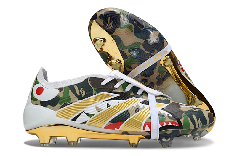 （到货36-45）阿迪达斯猎鹰25代全针织有鞋带FG足球鞋PREDATOR ACCURACY+ FG BOOTS 36-45